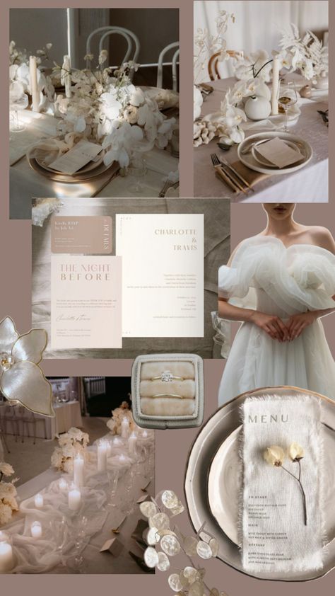 Ethereal Romantic, Wedding Collage, Low Centerpieces, Wedding Set Up, Wedding Dinner, Wedding Table Settings, Wedding Mood Board, Wedding Table Centerpieces, Wedding Mood