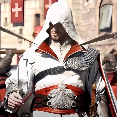 Ezio Assassins Creed, Assassin Clothing, Assassins Creed Outfit, Assassin's Creed Ezio, Assassin's Creed Wallpaper, Assassins Creed Ii, Ezio Auditore, Assassins Creed 2, All Assassin's Creed