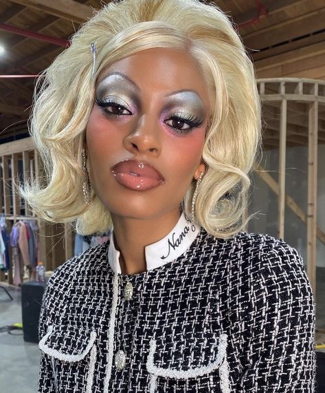 Transvestite Makeup, Makeup Black Skin, French Makeup, Y2k Fashion Outfit, Bad Makeup, Drag Makeup, Unique Makeup, Makeup Eye Looks, Beauty Goals