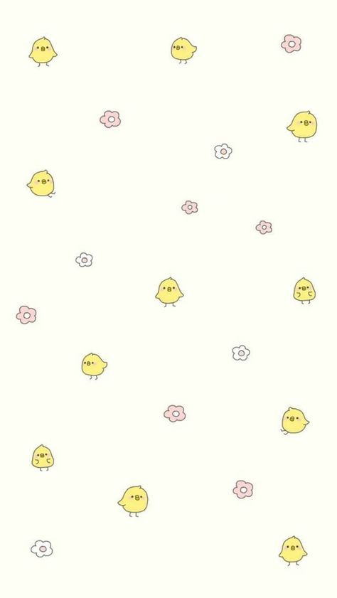 Wallpaper Aesthetic Korean Wallpaper, Cute Summer Wallpaper, Background 2023, Yellow Preppy, Korean Wallpaper, Simplistic Wallpaper, Duck Wallpaper, Wallpaper Summer, Cute Wallpapers For Ipad