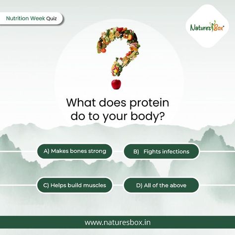 What does protein do to your body, Quiz Question Basic Nutrition, Build Muscle, Did You Know, How To Find Out, Nutrition, Diet, Nature