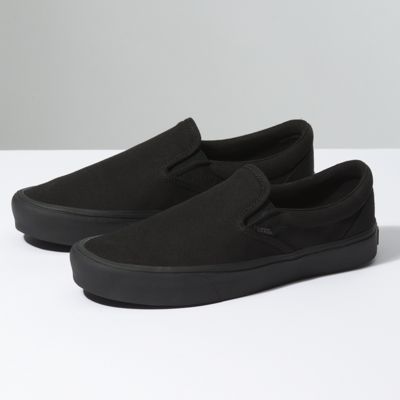 Custom Vans Shoes, House Move, Black Vans, Vans Slip On, Custom Vans, Fabulous Shoes, Vans Classic Slip On, Mens Vans, Black Canvas