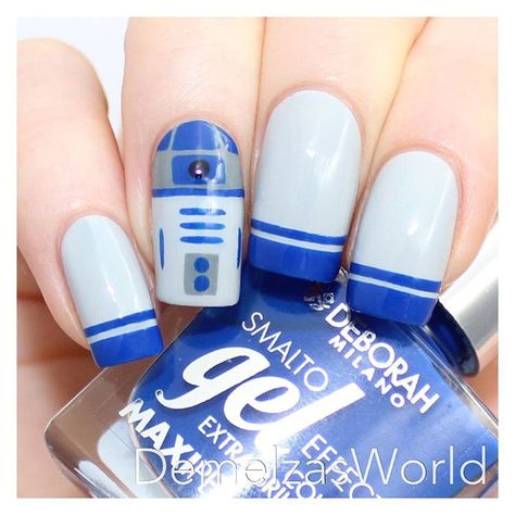 Glitter Nail Paint, Star Wars Nails, Disney Nail Designs, Manicure Nail Designs, Nail Color Trends, Painted Nails, Cute Gel Nails, Disney Nails, Nails 2020