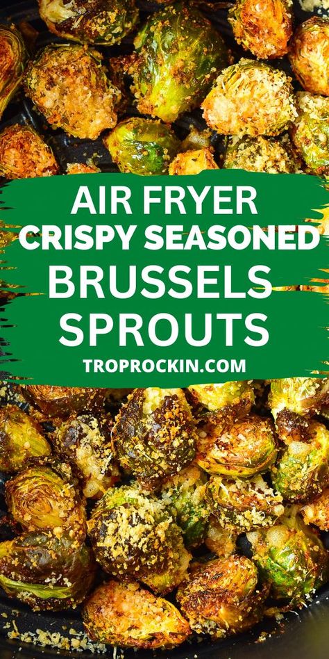 Brussel Sprouts Parmesan, Amazing Dinner Recipes, Parmesan Brussel Sprouts, Air Fryer Brussel Sprouts, Air Fryer Brussels Sprouts, Fried Brussel Sprouts, Air Fryer Oven Recipes, Air Fry Recipes, Sprout Recipes