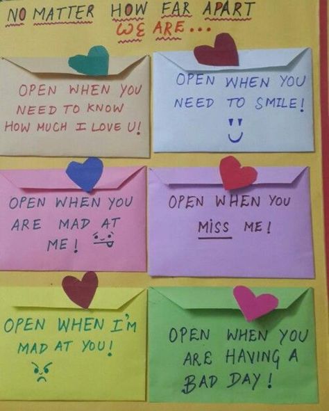 Valentines day cards for him #longdistance #valentinesdaycraft Cute Things To Make Ur Boyfriend, Couples Sketchbook Ideas, Gifts For Ur Bf, Valentines Day Cards For Him, Open When Cards, Joululahjat Diy, Boyfriend Scrapbook, Anniversary Scrapbook, Scrapbook Gift