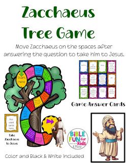 Zacchaeus Lapbook & More | Bible Fun For Kids Zacchaeus Game, Zaccheus Crafts Sunday School, Zacchaeus Craft, Jamaica Fruit, Bible Search, Spirit Game, Sunday School Coloring Pages, Jesus Book, Sabbath School