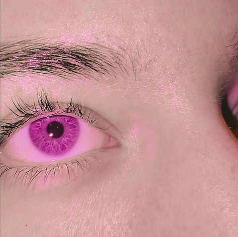 Pink Eye Aesthetic, Pink Powers Aesthetic, Pink Eyes Aesthetic, Amphibia Aesthetic, Akatsuki Aesthetic, Pink Eye Color, Rare Eye Colors, Eyes Aesthetic, Jazmin Bean