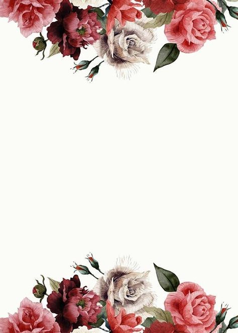 Blank Wedding Invitation Templates, Blank Wedding Invitations, Wallpaper Wedding, Making Wedding Invitations, Floral Wallpapers, Wedding Invitation Background, Floral Invitations Template, Design Invitation, Invitation Design Template