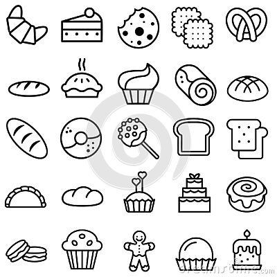 Tiny Baking Tattoo, Baking Symbols, Baking Art Illustration, Baking Tattoo, Cooking Illustration, Calendar Doodles, Bakery Icon, Warm Scarves, Create Your Own Tattoo