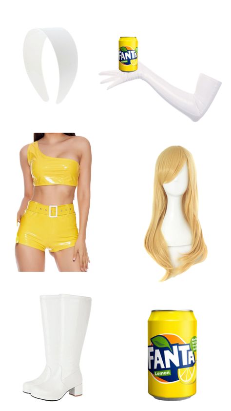 #fanta #yellow #costume #cosplay #rave #outfit #coachella Yellow Rave Outfit, Outfit Coachella, Yellow Costume, Rave Outfit, Costume Cosplay, Rave Outfits, Yellow