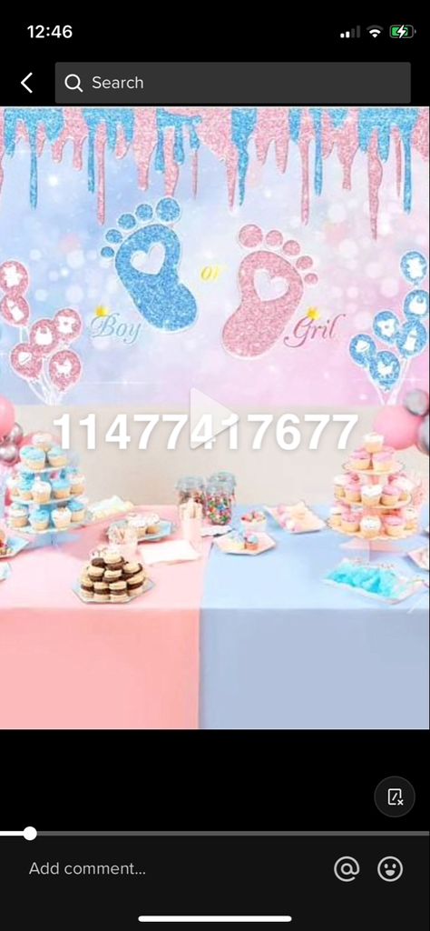 Club Roblox Image Id Codes Gender Reveal, Gender Reveal Ideas Bloxburg, Gender Reveal Decals Bloxburg, Roblox Nursery Decal Codes, Bloxburg Gender Reveal Codes, Birthday Decals Bloxburg, Bloxburg Bed Frame Code, Shower Decals, Roblox Houses