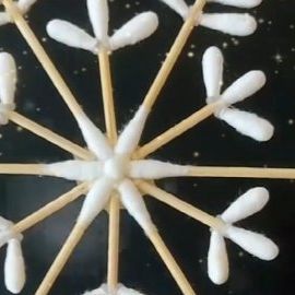 Stick Crafts, Cotton Swabs, Cotton Crafts, Crafts Handmade, Kirigami, Handmade Art, Art Diy, Christmas Ideas, Making Out