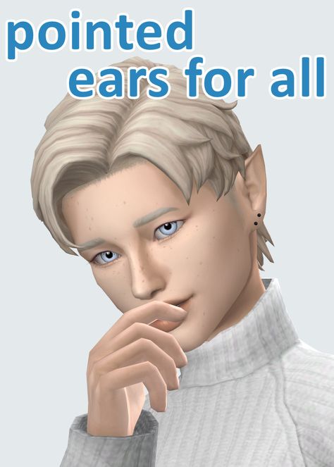 Elf Ear Preset Sims 4, Sims 4 Cc Elven Ears, Sims 4 Ear Slider, Sims 4 Cc Maxis Match Elf Ears, Sims 4 Pointy Ears, Elf Ear Cc Sims 4, Sims 4 Cc Pointed Ears, Ear Presets Sims 4 Cc, Sims 4 Ear Presets