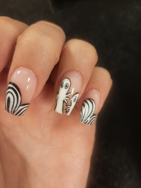 Moomin Nail Art, Moomin Nails, Nails Inspo, Nail Inspo, Nail Art, Nails, Art, Nail Arts