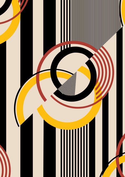 Bauhaus Modern Art, Retro Decor Ideas, Abstract Decor, Printed Wall Art, Geometric Art, Geometric Print, Retro Wall Art, Bauhaus PosterMessage Seller Retro Decor Ideas, Overlapping Shapes, Moving Images, Geometric Design Art, Bauhaus Art, Bauhaus Poster, Soyut Sanat Tabloları, Bauhaus Design, Abstract Decor