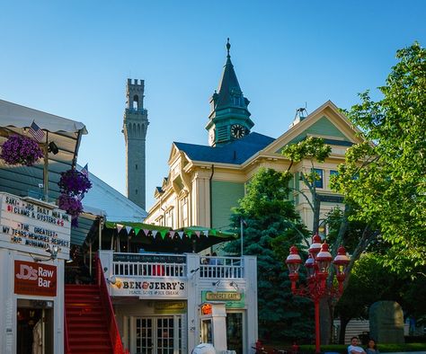 Commercial street Provincetown, MA Provincetown Aesthetic, Cape Cod Town, Race Point Beach, Cape Cod Towns, Massachusetts Aesthetic, Boston Winter, Cape Colony, Provincetown Cape Cod, Provincetown Massachusetts