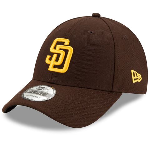 San Diego Padres Hat, Padres Baseball, Mlb Postseason, Braun Design, Flex Fit Hats, New York City Fc, New Era 9forty, Mlb Teams, Strapback Hats