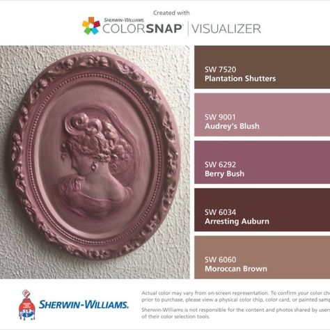 Burgundy Paint Colors, Plum Paint Colors, Boho Paint Colors, Plum Paint, Burgundy Paint, Red Paint Colors, Cherry Brown, Berry Bushes, Sherwin Williams Paint Colors