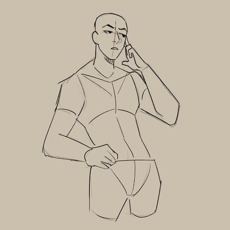 Pose references (public) | Patreon Drawing Base Pose Male, Halfbody Pose Reference, Melon Soup Pose Reference, Sketches Anatomy, Mellon Soup, Sketch Poses, Body Reference Drawing, Comic Manga, Drawing Expressions