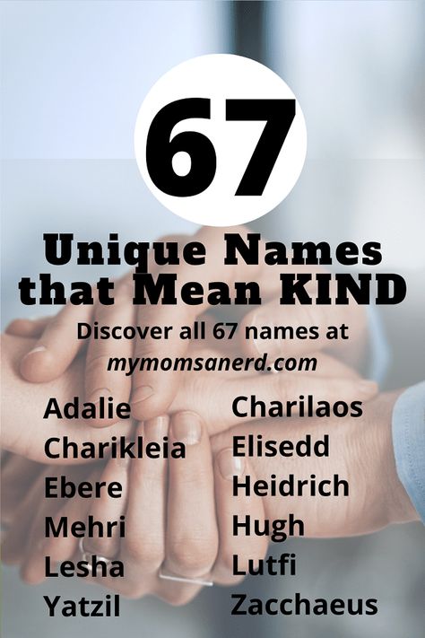 We've generously generated this lovely list of names that mean kind! Love these ideas for kids, pets, and more. Name Meanings What Does Your, Names That Mean Hope, Names That Mean Wisdom, Names Meaning Kindness, Names That Mean Love, Persian Names, Welsh Names, List Of Names, Names Meaning