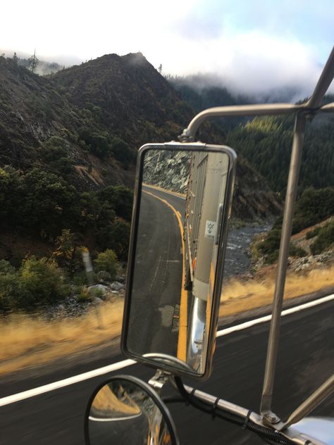 Truck Driver Aesthetic, Trucker Aesthetic, Driver Aesthetic, Road 96, Fall Road Trip, Trucking Life, Big Rig Trucks, Long Haul, Peterbilt