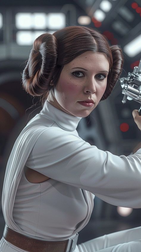 My Images Princess Leia Makeup, Terran Empire, Star Wars Leia, Madonna Photos, Leia Star Wars, Star Wars Princess Leia, Star Wars Fashion, Star Wars Models, Stars Wars