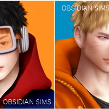 OBITO HAIR ┊ New mesh | OBSIDIAN SIMS on Patreon Obsidian Sims Hair, Sims 4 Naruto Mods, Sims 4 Naruto Cc, Sims 4 Naruto, Obsidian Sims, Sims Download, Two Ponytails, Kenny South Park, Sims 4 Anime