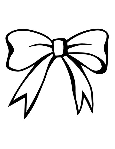 Free coloring pages of pink bow - Clip Art Library Bow Drawing, Hair Clipart, Clip Art Library, Bow Tattoo, Clipart Black And White, White Tattoo, Outline Drawings, Christmas Drawing, Christmas Bows