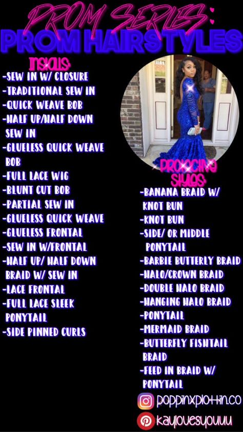 Pinterest: @KayLovesYouuu Hairstyles 3b Hair, Prom Hairstyles Dark Hair, Prom Hairstyles With Gems, Prom Schedule, Hairstyles Dark Hair, Prom Checklist, Prom Essentials, Prom Tips, Beauty Hacks Eyelashes