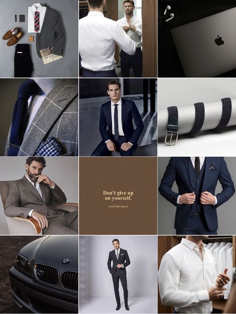 Men Fashion Instagram Feed, Man Instagram Feed, Moodboard Example, Elegant Men Style, Male Portrait Poses, Best Instagram Feeds, Instagram Feed Planner, Instagram Men, Spring Outfits Men