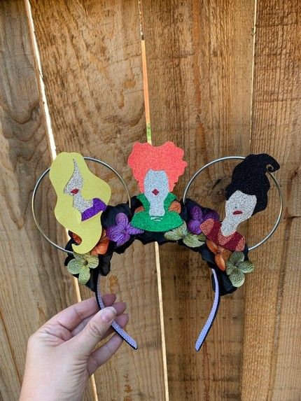 Disney Bounding Outfits, Bounding Outfits, Disney Outfit Ideas, Hocus Pocus Disney, Park Accessories, Mouse Ears Disney, Ear Ideas, Small Headband, Diy Disney Ears