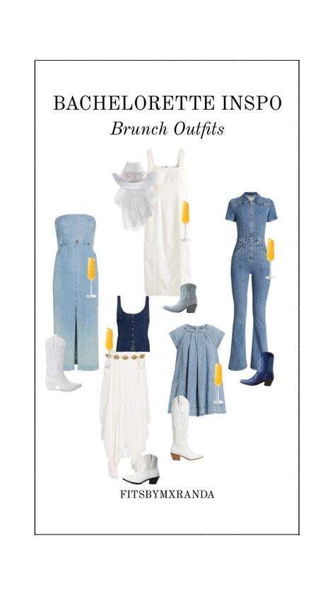 Bachelorette Outfit Inspo | Denim | #outfitinspo #brunch #nashville #nashvilleoutfit #outfit #fashion #bachelorette Brunch Nashville, Bachelorette Inspo, Brunch Outfit, Nashville, Outfit Inspo, Color