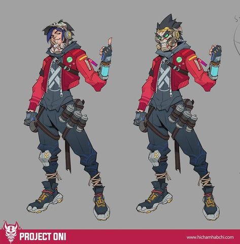 Hicham Habchi on Instagram: "Finally, I can share more art for ONi, a project I worked on for a year. This included a lovely experience leading a new IP’s character style and vision.  Project ONI was a top-down tactical shooter set in a near-future world, designed to be cross-platform.  My role here was to lead the character style and vision of the ONI game. Unfortunately, the game was canceled.  Credits to @kse332 @dashianart @maurobelfiore.art @ashton.li @coreyshills and @envarstudio for some of the concept work shown in the lineup and key art!   #art #characterdesign #artstyle" Punk Character Art, Hicham Habchi, Cyberpunk Character Design, Cyberpunk Concept Art, New Superheroes, Scene Drawing, Key Art, Cyberpunk Character, Concept Art Character