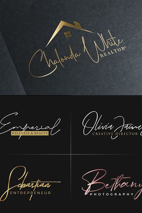 Latest Logo Design Trends, Logo Online Shop, Signature Logo Design, Logo Design Trends, Signature Logo, Logo Design Services, Modern Luxury, Handwriting, Design Trends