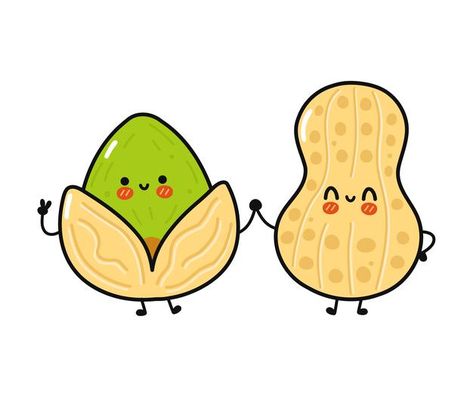 Pistachio Tattoo, Peanut Illustration, Pyramid Project, Idea Drawing, Food Pyramid, Backgrounds Phone, Backgrounds Phone Wallpapers, Funny Happy, Cute Food