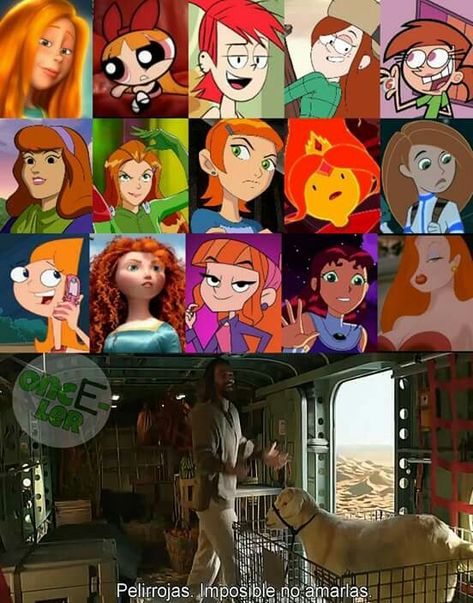 Redhead Characters Halloween, Ginger Character Inspiration, Characters With Orange Hair, Orange Hair Characters, Red Head Characters, Redhead Cartoon Characters, Ginger Characters, Red Hair Costume, Cartoon Halloween Costumes