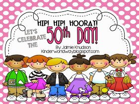 50th Day Of School Activities, Decorating A Classroom, 50th Day Of School, Hand Jive, Hip Hip Hooray, Classroom Transformation, School Celebration, Letter To Parents, Family Coloring