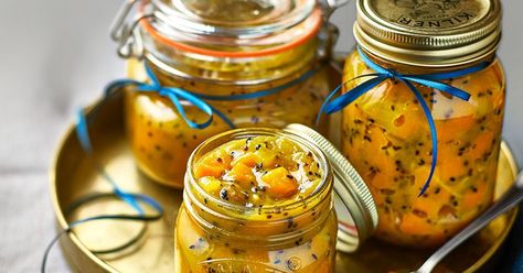 Pumpkin pickle Turkey Curry, Black Mustard Seeds, Nigella Seeds, God Mat, Bbc Good Food Recipes, Chutney Recipes, Curry Leaves, Food Magazine, Chutney