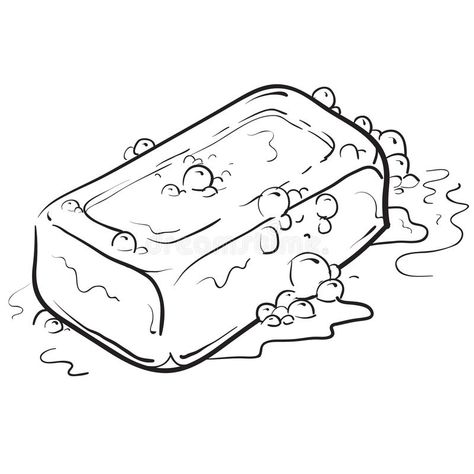 Soap and bubbles illustration. Doodle style soap with bubbles bathroom vector il , #Sponsored, #illustration, #Doodle, #Soap, #bubbles, #bathroom #ad Soap Drawing, Dishes Drawing, Bubbles Illustration, Drawing Kitchen, Pirate Coloring Pages, Bubble Drawing, Ap Drawing, Illustration Doodle, Art Worksheets