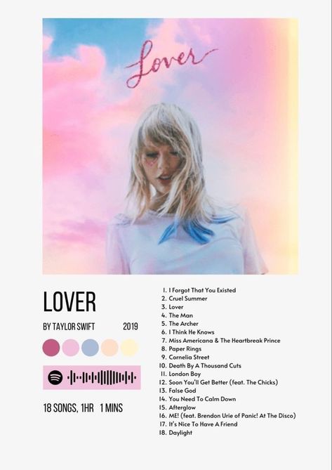 Eras Colors, Lover Album, Swift Aesthetic, Taylor Songs, Taylor Swift Album, Room Inspiration, Album Covers, Room Ideas, Taylor Swift