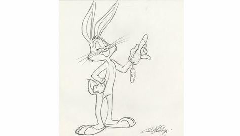 It does not take a super genius like Wile E. Bugs Bunny Sketch, Chuck Jones Sketches, Chuck Jones Art, Bugs Bunny Drawing, Bunny Sketch, The Road Runner, Bunny Sketches, Looney Tunes Show, Chuck Jones