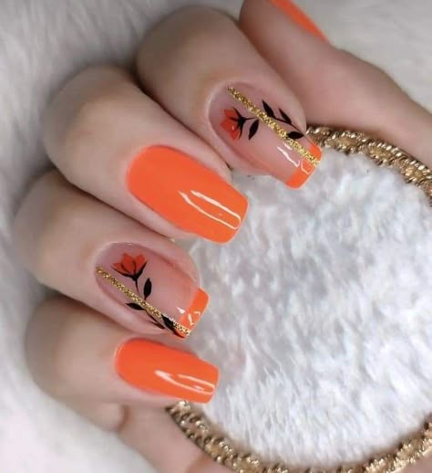 Nail Designs Ideas, Nails Yellow, Nails Cute, Fancy Nails Designs, Simple Nail Art Designs, Trendy Nail Art, Acrylic Nails Coffin Short, Acrylic Designs, Floral Nails