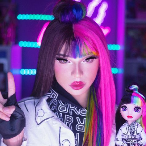 Rainbow High Cosplay, Jett Dawson, 00s Nostalgia, Rainbow High Dolls, Rainbow Fashion, Rainbow Swirl, Latest Instagram, Rainbow High, July 16