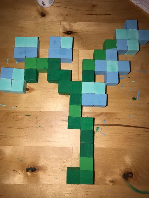 #Craft #minecraft #blocks #flowers #cute #pretty Minecraft Flower Blocks, Minecraft Flower Out Of Blocks, Minecraft Flower Block Diy, Wooden Minecraft Flower, Minecraft Flower Wood Blocks, Minecraft Tulip, Minecraft Flower Grid, Minecraft Flowers Wooden Blocks, Wood Block Minecraft Flower