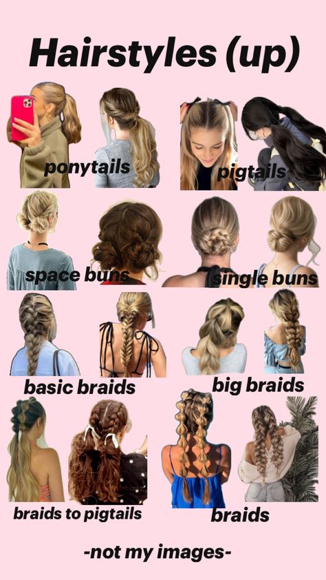 Just because your school has a -hair must be tied up- rule,it doesn’t mean your hair can’t look amazing! Ditch the basic ponytail and learn how to do these hairstyles! Rules can’t stop you from looking fab! Basic Ponytail, Quick Hairstyles For School, Basic Hairstyles, Soccer Hair, Hairstyle Examples, Cute Hairstyles For School, Cute Quick Hairstyles, Beauty Hair Color, Hair Inspiration Long