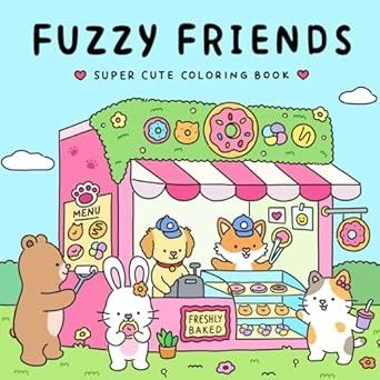 Amazon.com: Fuzzy Friends: Super Cute Coloring Book for Adults and Teens Featuring Adorable Animals Characters: 9798323356706: Tinta, Vivi: Books Cute Coloring Book, Coloring Book For Adults, Super Cute Animals, Paint By Number Kits, Adorable Animals, Cute Illustration, Book Crafts, Pharmacy Gifts, San Valentino