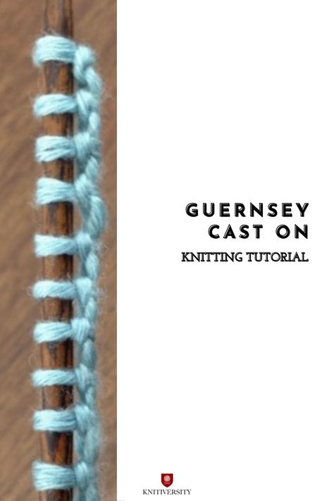 Decorative Cast On Knitting, Braided Cast On Knitting, Guernsey Knitting Patterns, Knitting Cast On Methods, Cast On Knitting Methods, Cast On, Knitting Patterns Free Dog, Cast On Knitting, Knitting Hacks