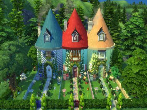 The Sims Resource - The Three Gnomes Sims 4 Gnome Guide, Appease The Gnomes Sims 4, Sims 3 Fairy House, Sims 4 Spellcaster Cottage, The Sims 4 Realm Of Magic House, Vintage Toddler, City Dog, Jungle Adventure, Island Living