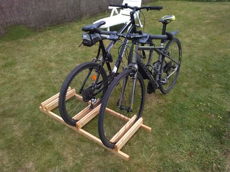 Diy Bike Stand, Bike Stand Diy, Bike Parking Rack, Diy Bike Rack, Bike Storage Rack, Bike Holder, Support Velo, Wooden Bike, Bicycle Rack