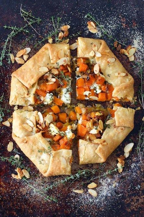 Party Appetizers Winter, Squash Galette, Winter Appetizers, Alison Roman, Fall Appetizers, Butternut Squash Recipes, Giada De Laurentiis, Party Appetizers, French Cooking